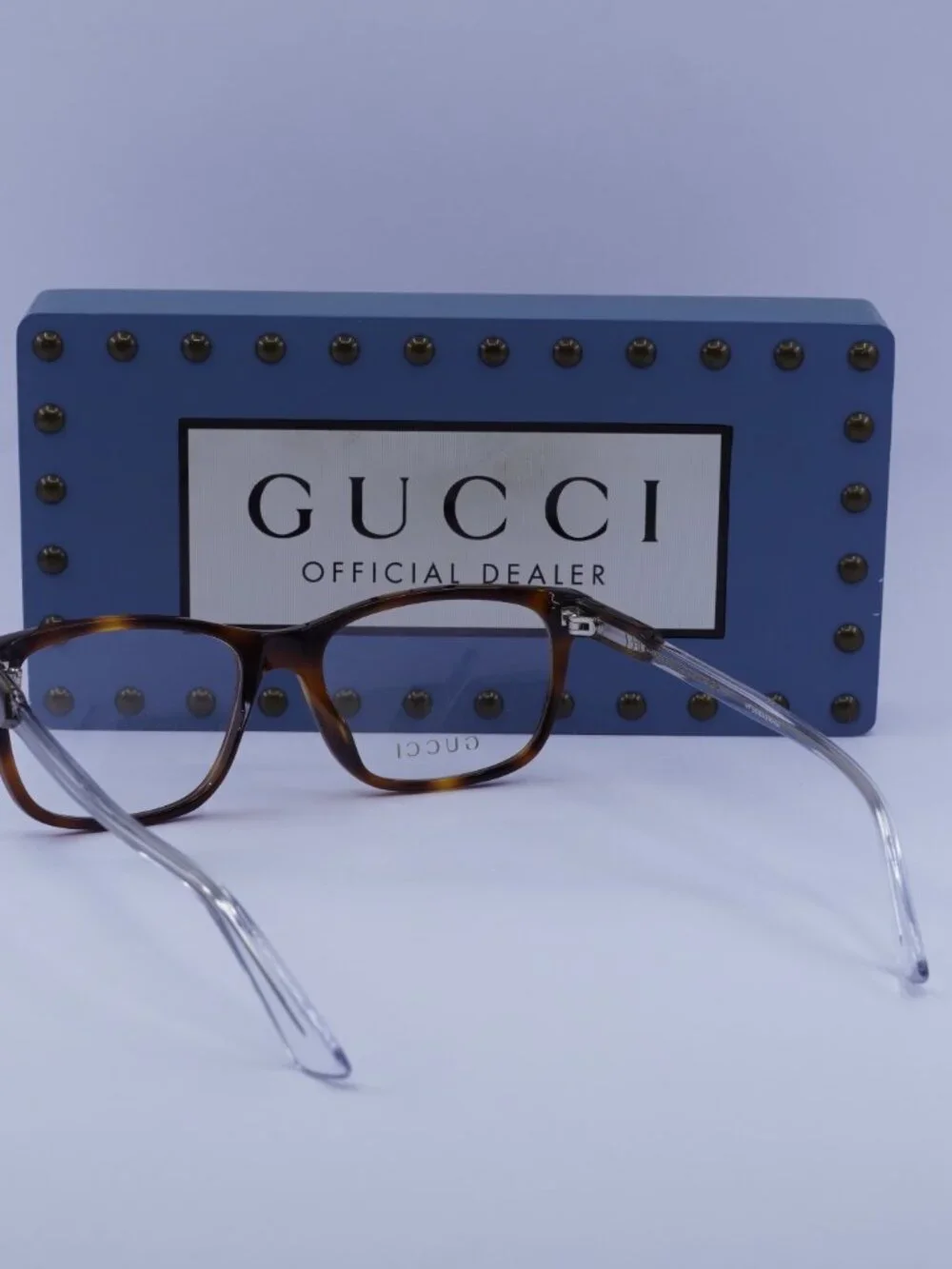 Gucci GG0490O 003  Rectangle Eyeglasses 53 mm - Havana
